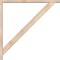 Ekena Millwork Traditional Block Smooth Bracket w/ Offset Brace, Douglas Fir, 3 1/2"W x 40"D x 40"H BKT0402X40X40TRA05SDF - alternate 3